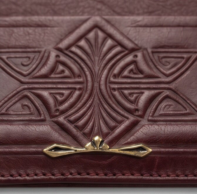 Victorian CardHolder-Burgundy